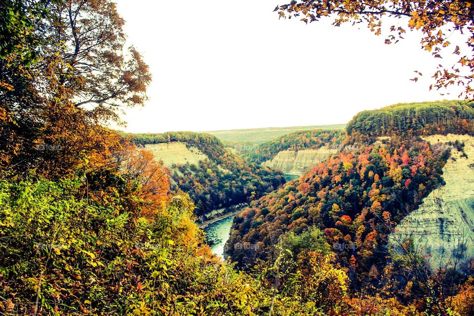Fall foil again Letchworth state park NY 
