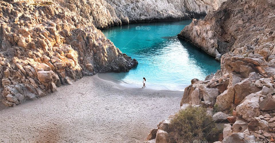 beautiful beach in Greece