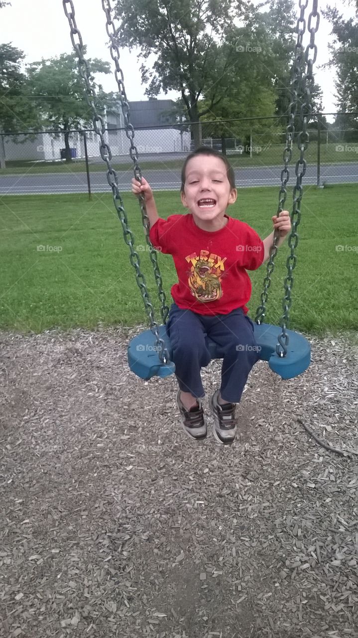 Swing, Child, Playground, Fun, Leisure