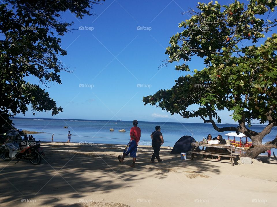 when you want to relax and you see the blue sea ready to take you in