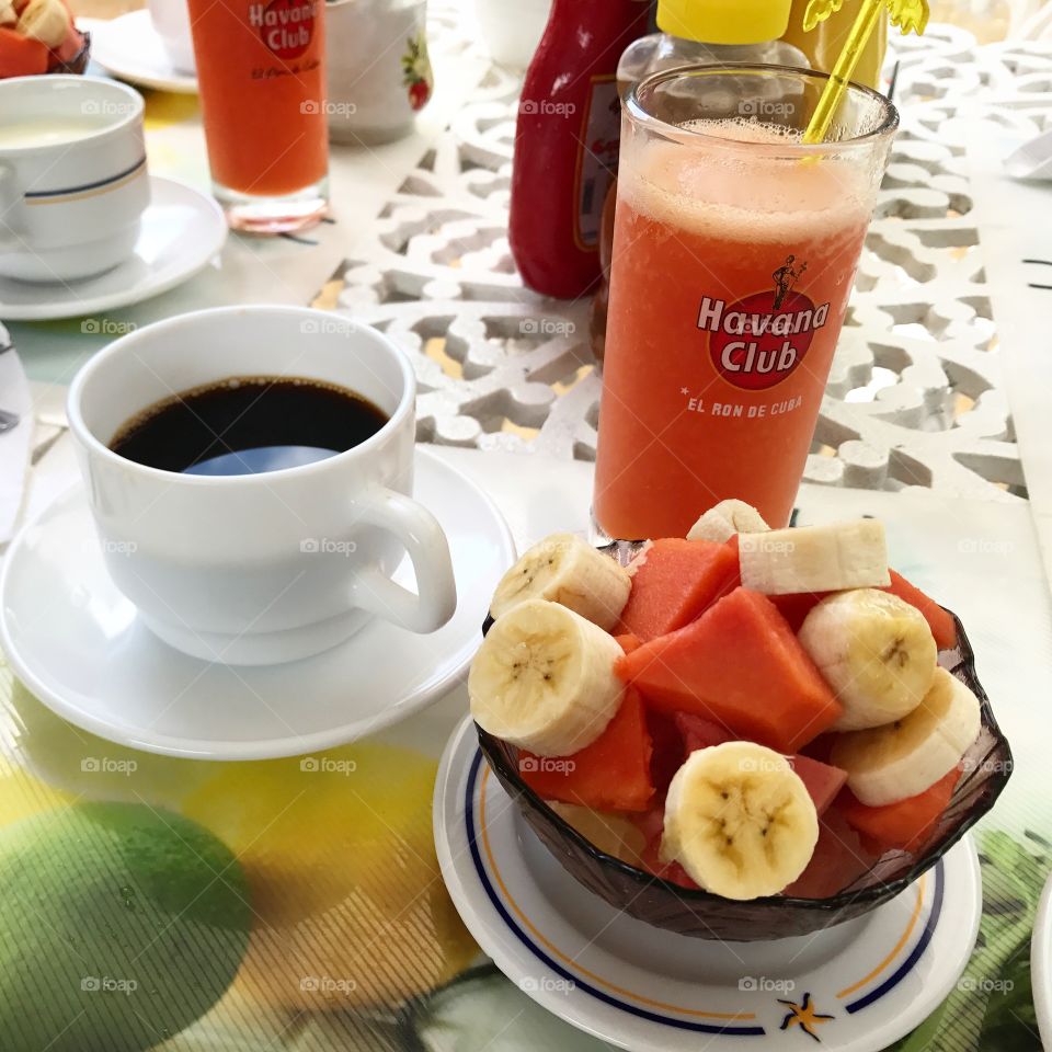 Breakfast in Cuba 