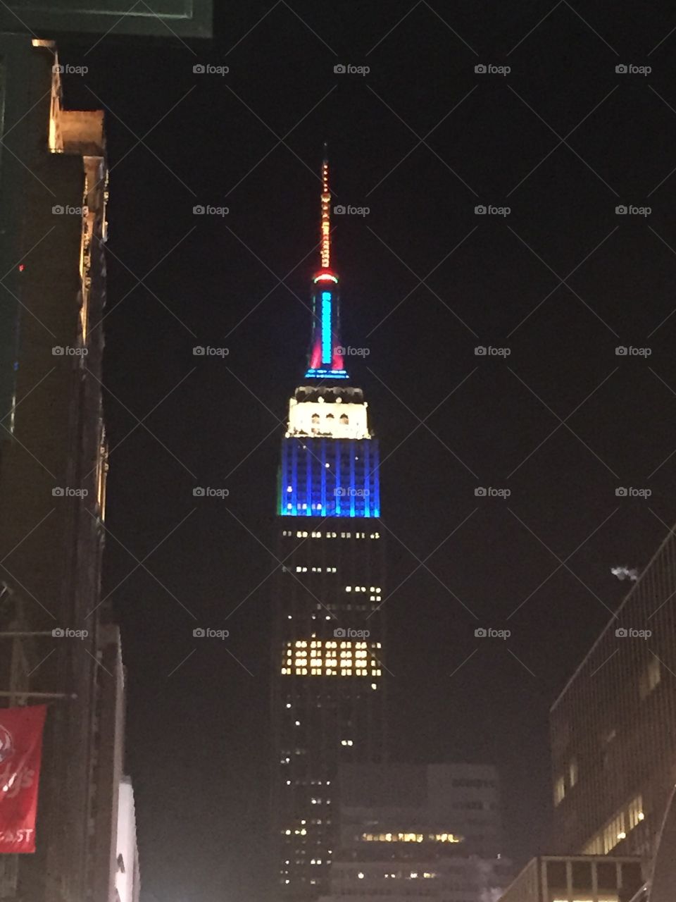 Hazy Empire State Building NYC