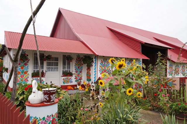 Country house in flowers