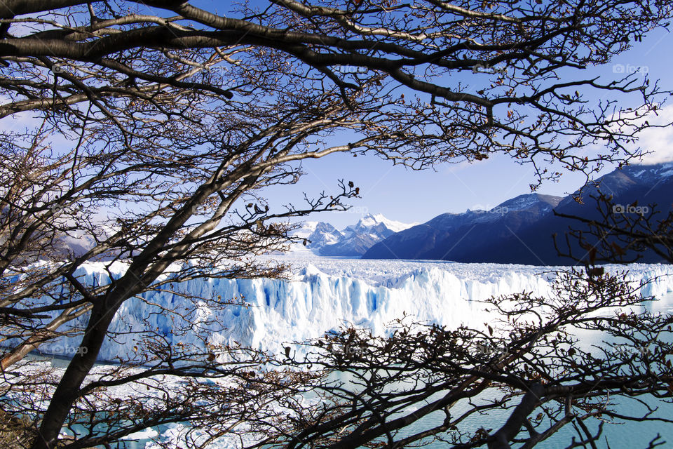 Perito Moreno Glacier near El Calafate in Argentina.