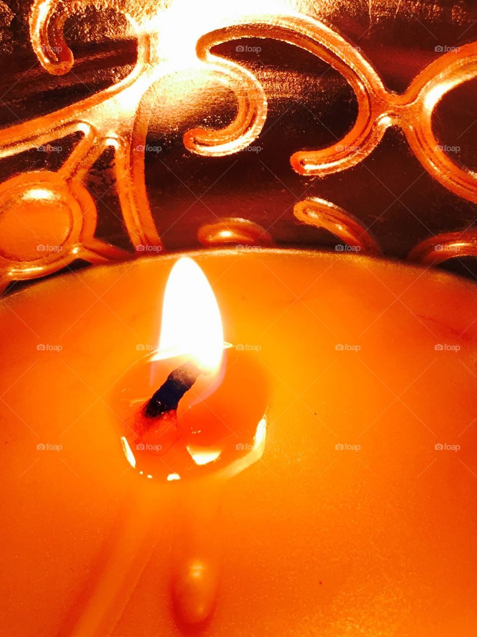 Burning candle
