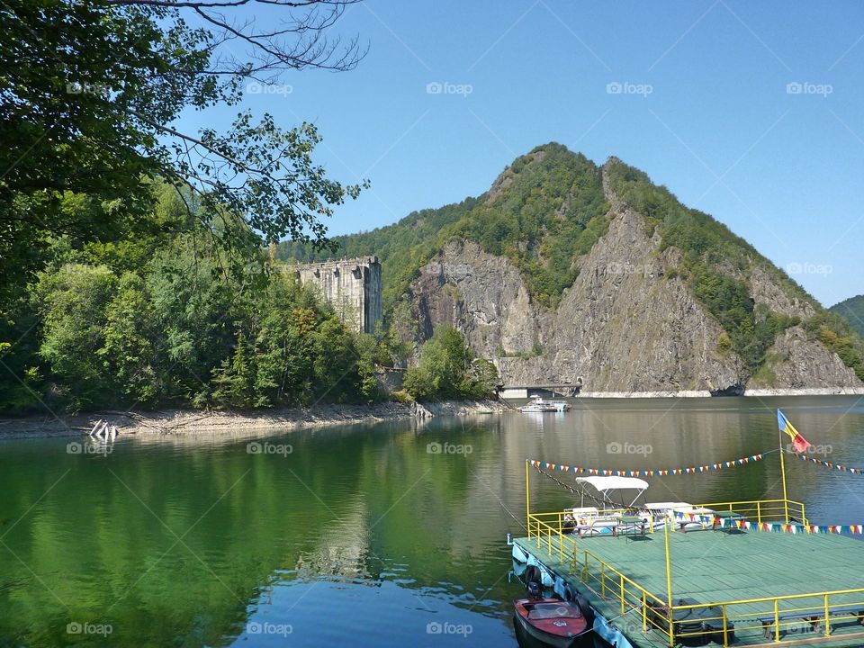lake In Carpathian mountains Romania