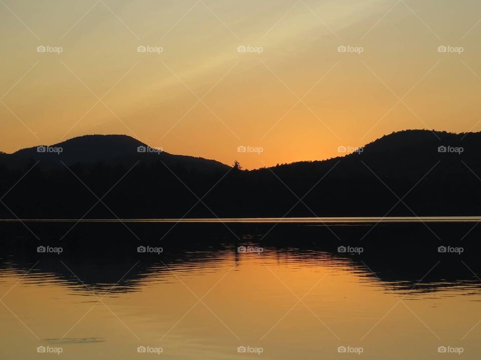 Adirondack sunset