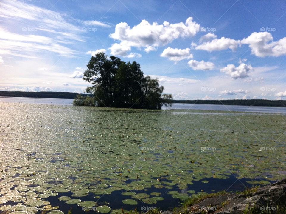 sky sweden heaven water by kamrern