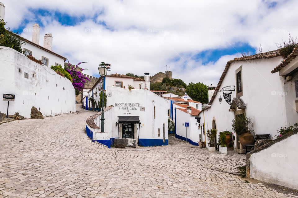 Beautiful streets in Portugal (Óbidos)