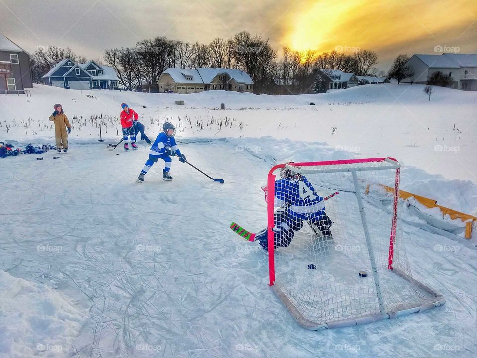 backyard ice rink