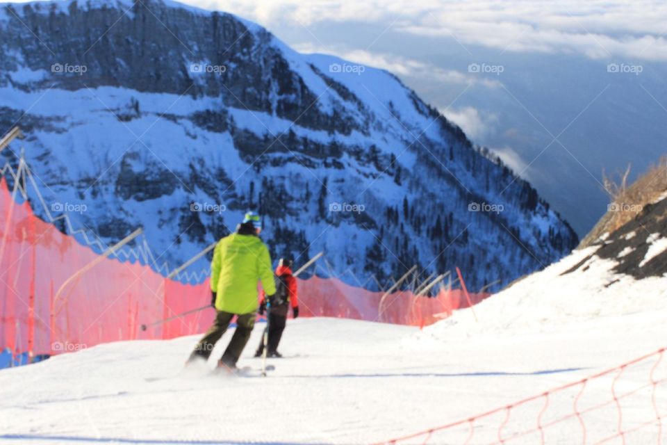 mountains sport ski by lanocheloca