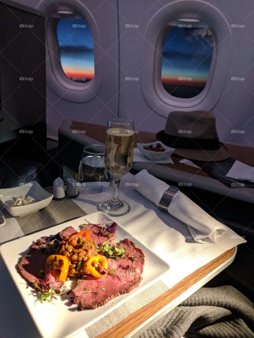 meal in flight