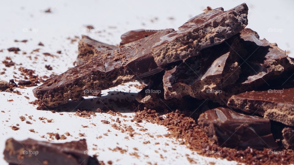 Close-up of chocolate bar