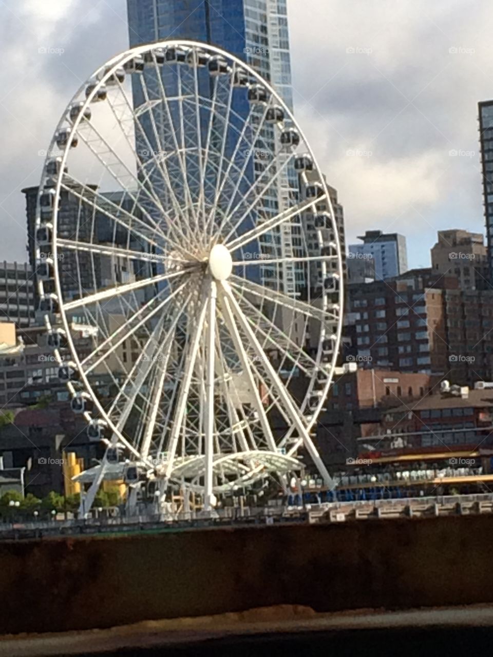 The Great Wheel. Seattle iconic wheel on the waterfront