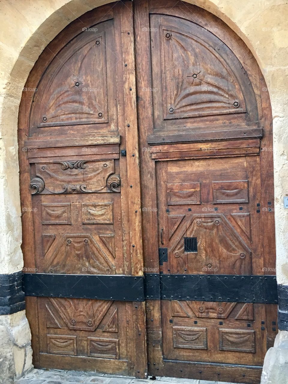 Ancient wood door France 