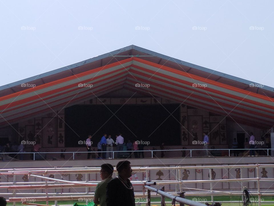 temporary meeting hall