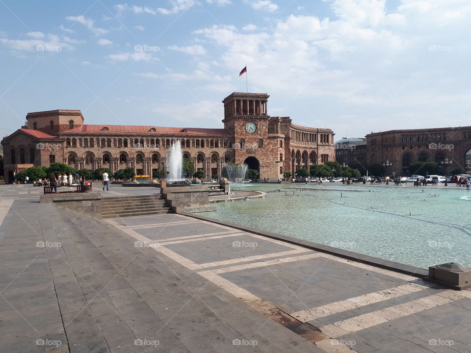Armenia,Yerevan-platform of the Repblic