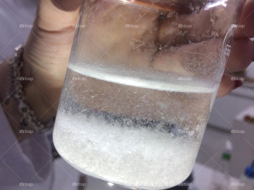 formação de cristais