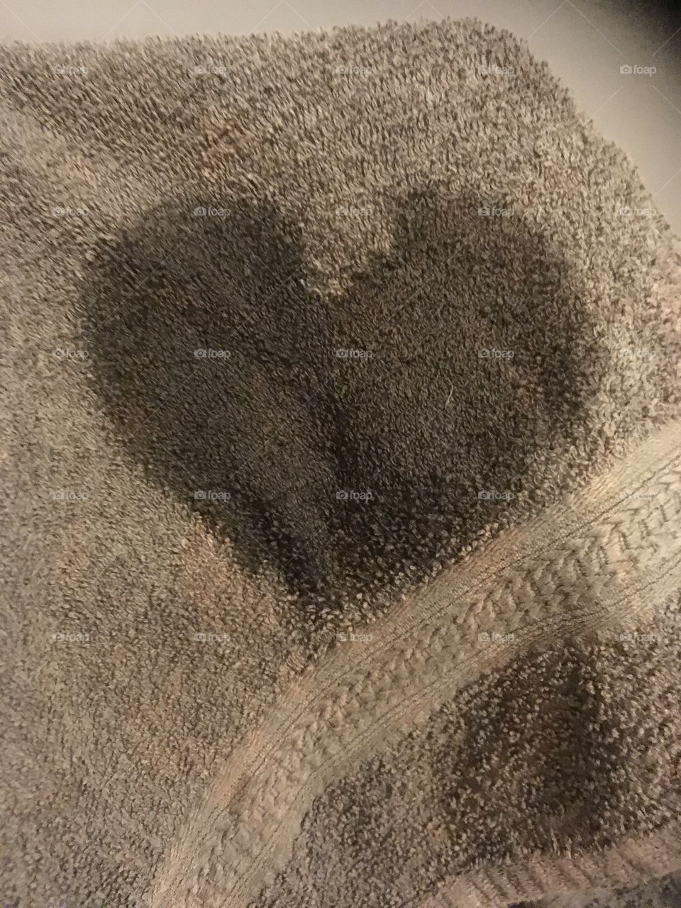 Towel heart