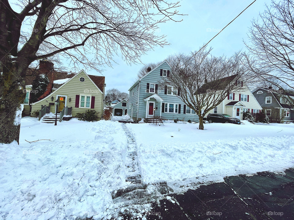 My house after a blizzard... 