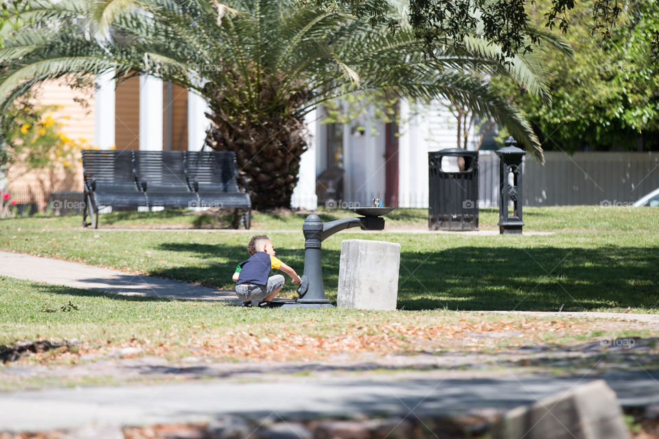 Boy in the park 