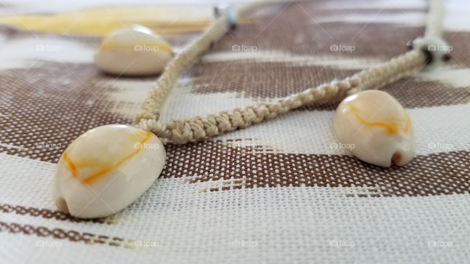 Seashell necklace