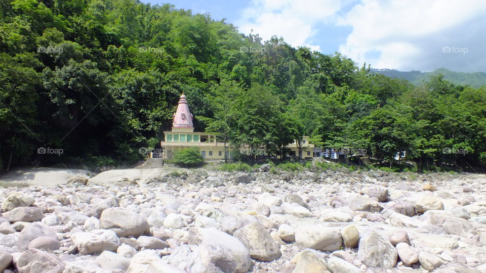 Temple near Ganges river