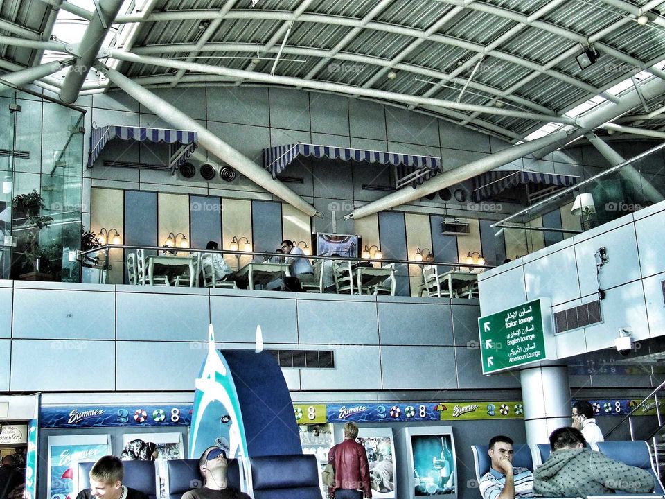 Waiting at the airport