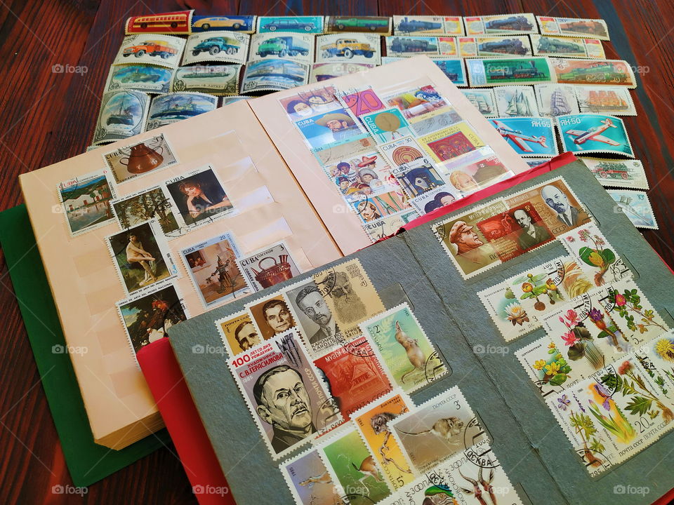 the collection of postmarks