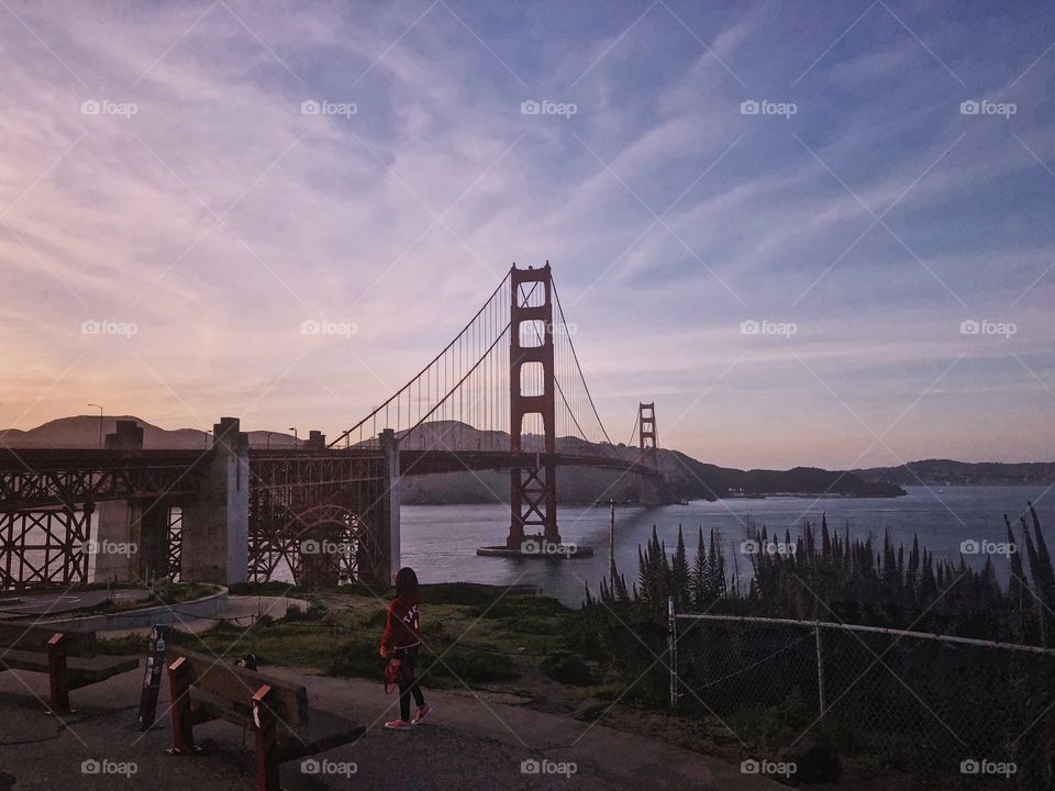 Sunset Golden Gate 