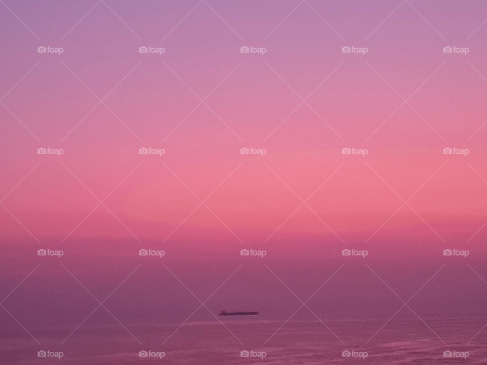 Magenta Oceanview Sunset