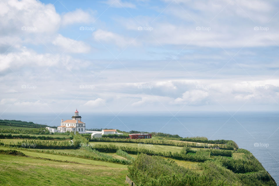 Lighthouse at azorean