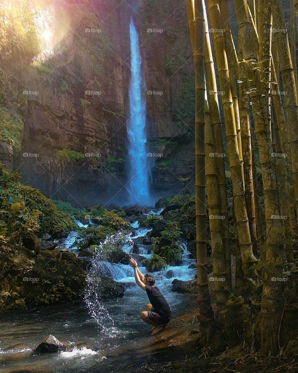 Waterfall Kapas Biru