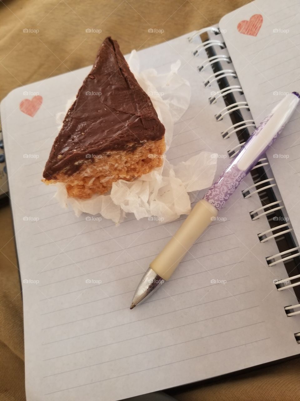 Study break with chocolate