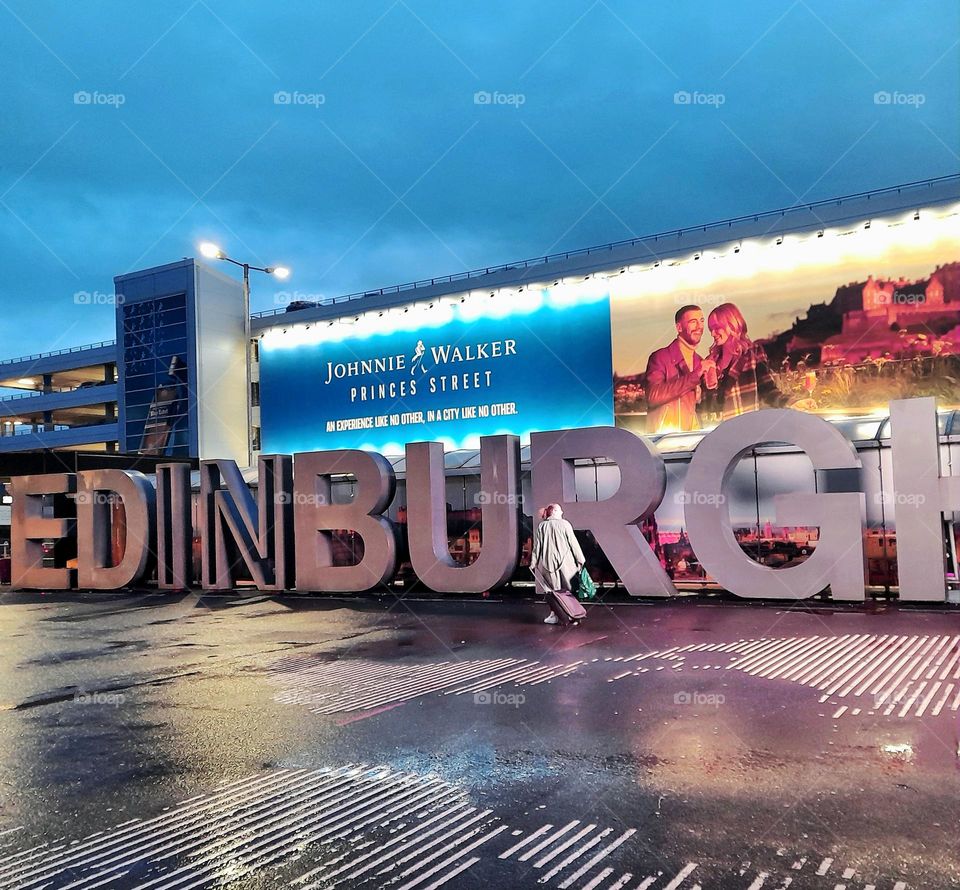 Aeropuerto de Edimburgo, Reino Unido.