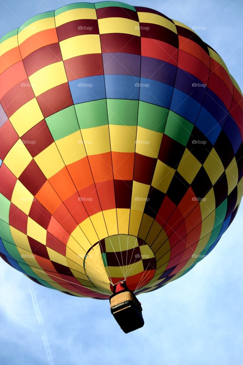 Floating overhead. Look up and wave! Balloons are all around mission 