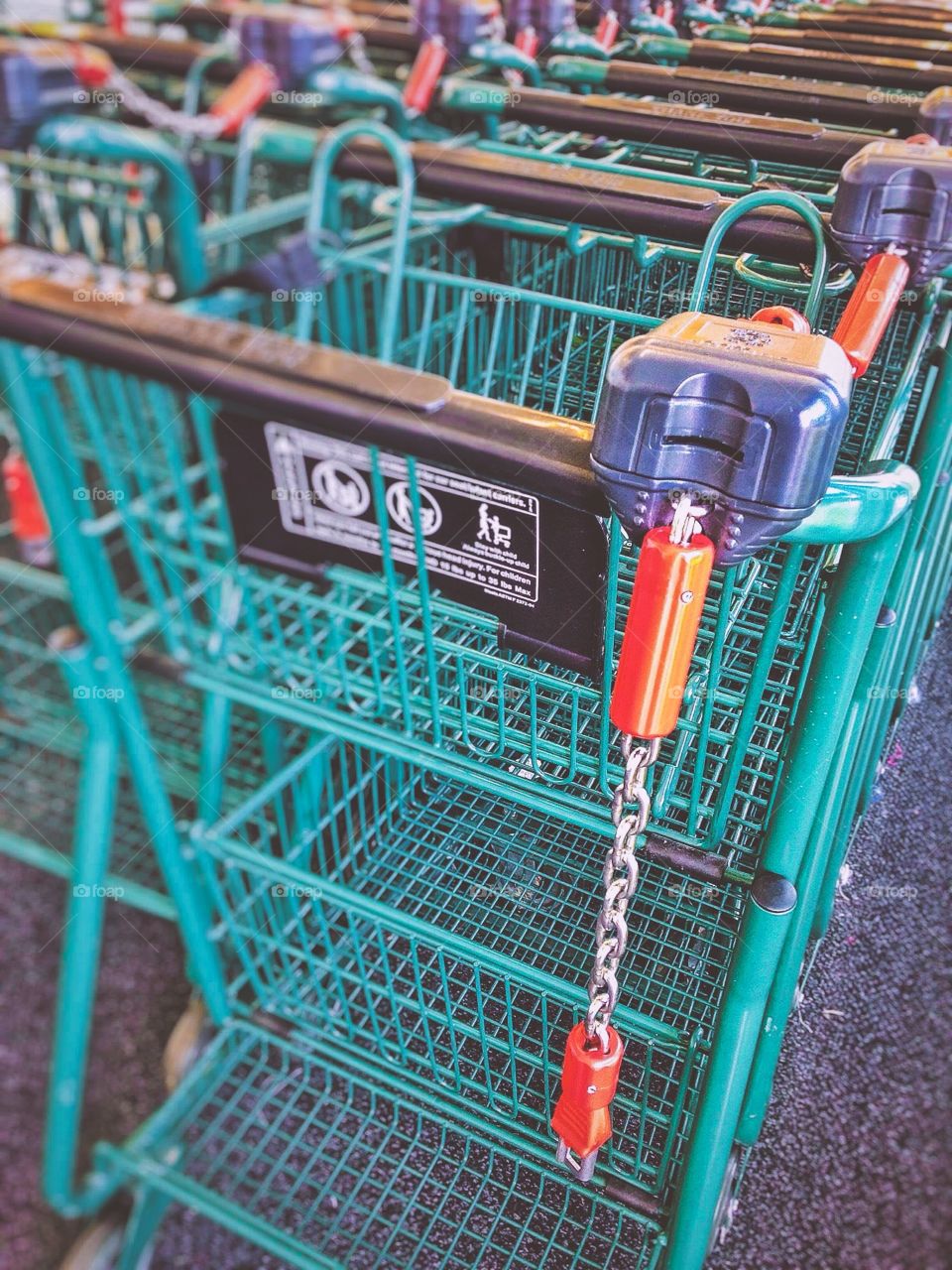 Confusion . Taken after watching two people yell at an employee over these carts/trolleys 