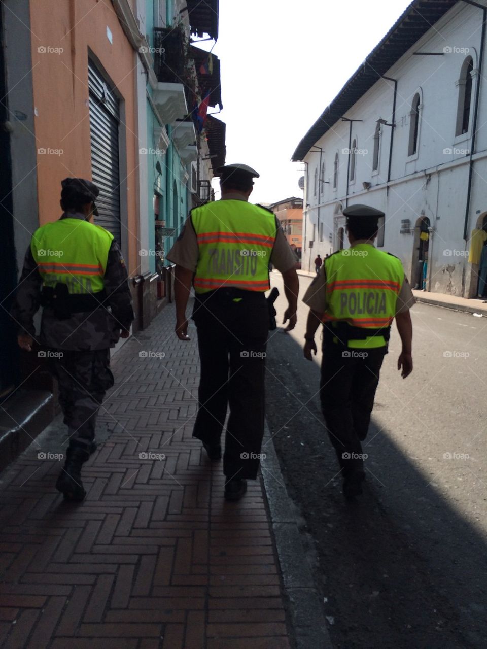 Policia in Quito