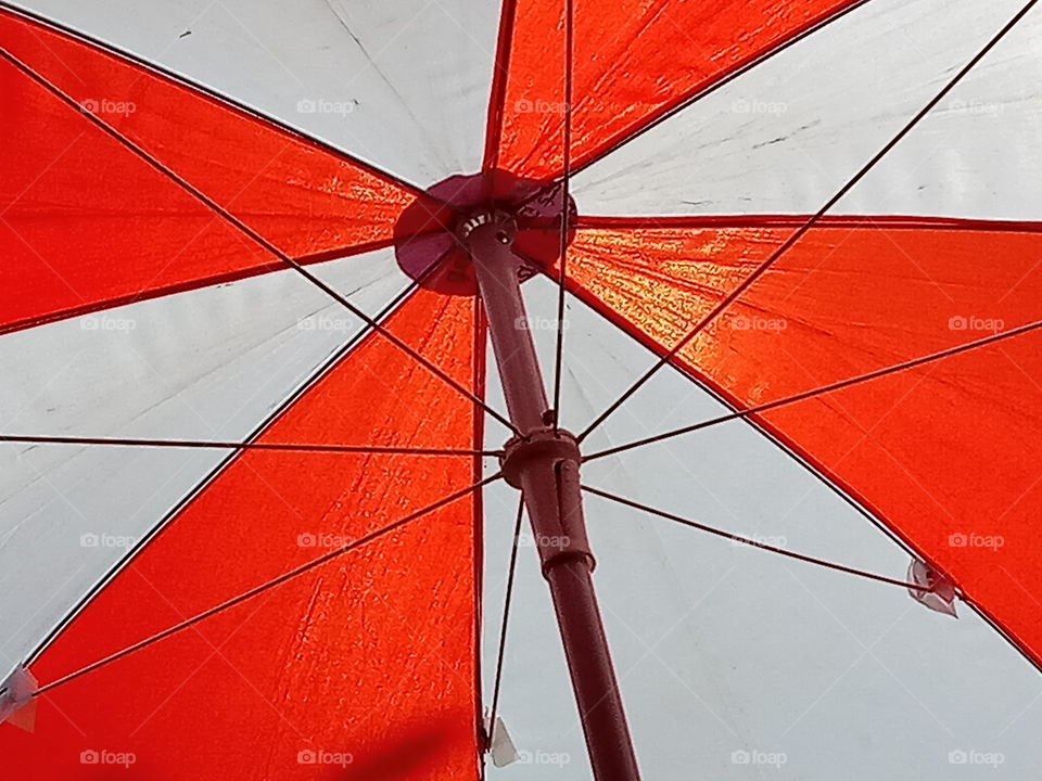 Umbrella, Sunshade, No Person, Wind, Sky