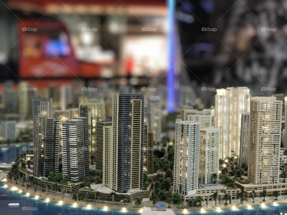 Depth effect in town