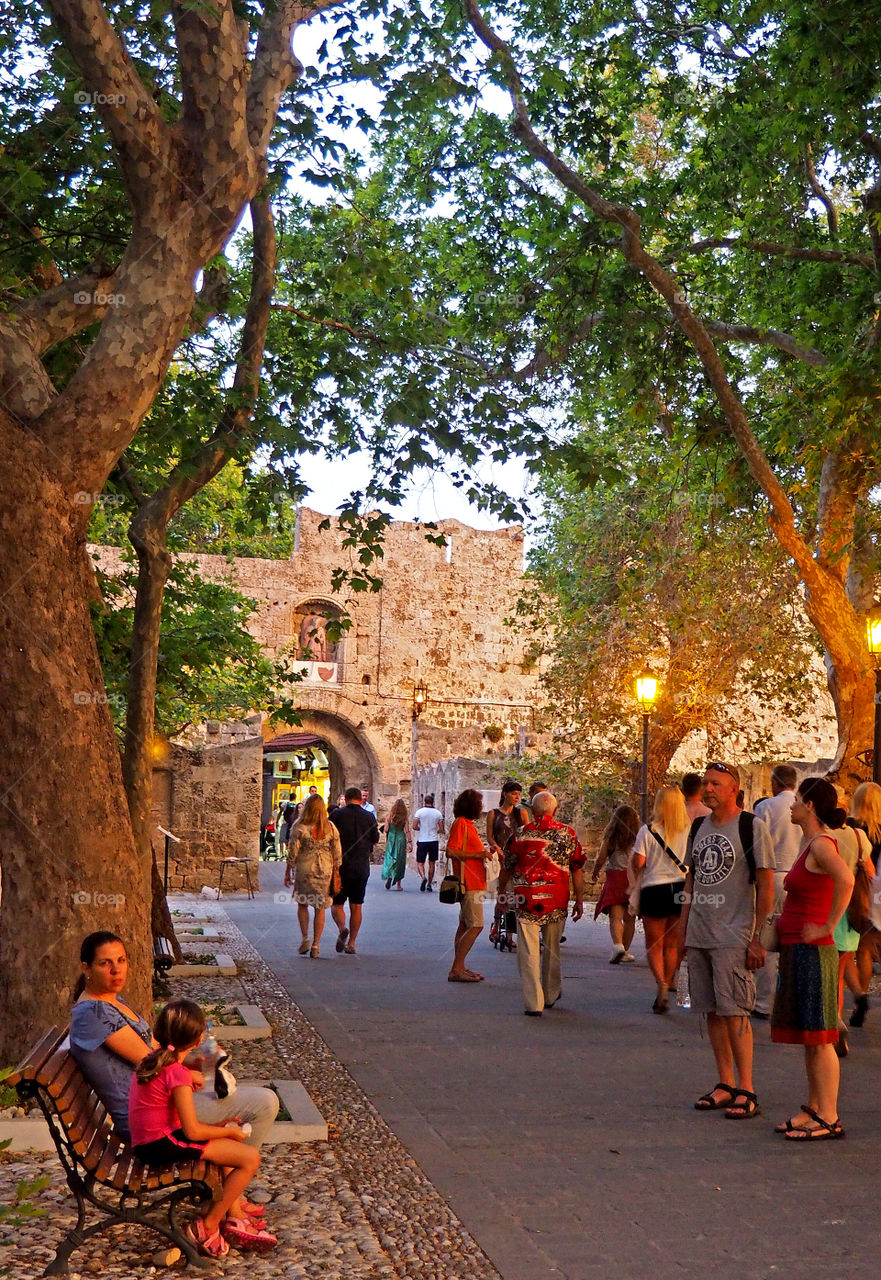 market in Rodos
