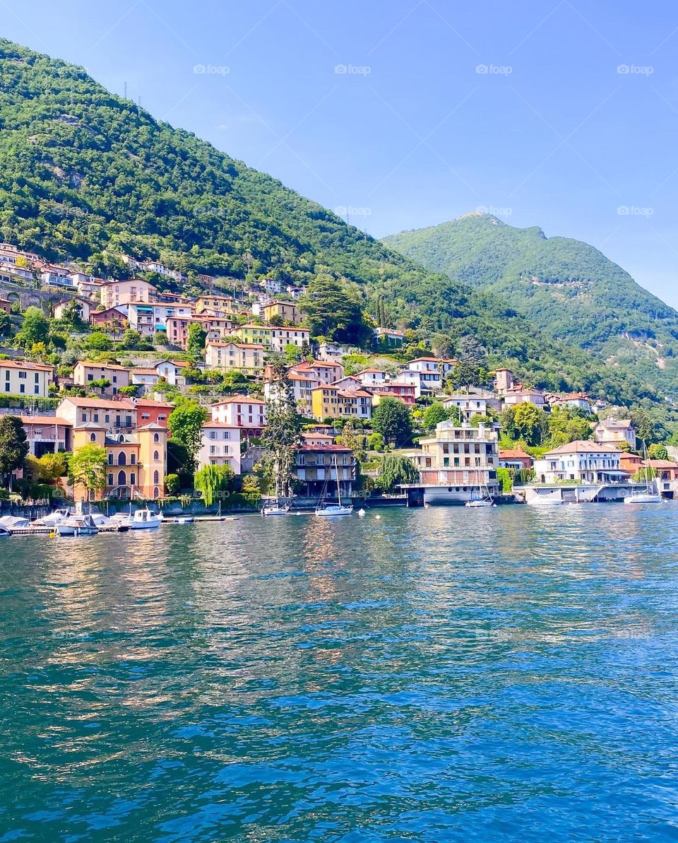 Mountains in Lake Como 