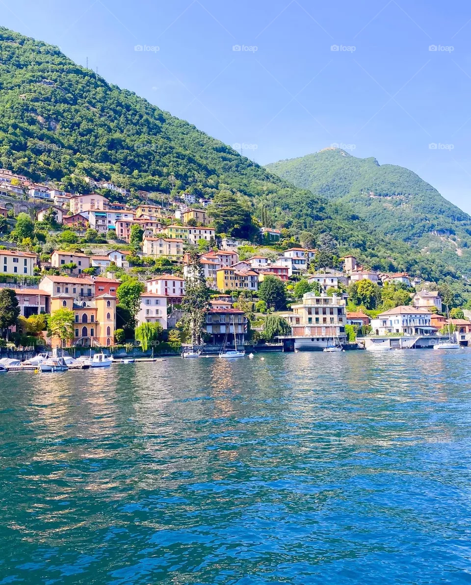 Mountains in Lake Como 