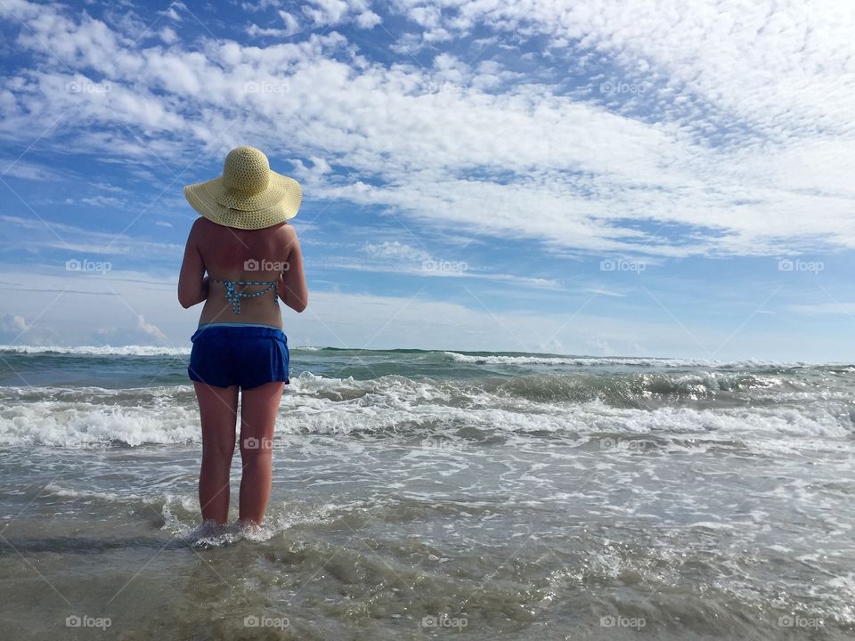 Cute girl on the beach