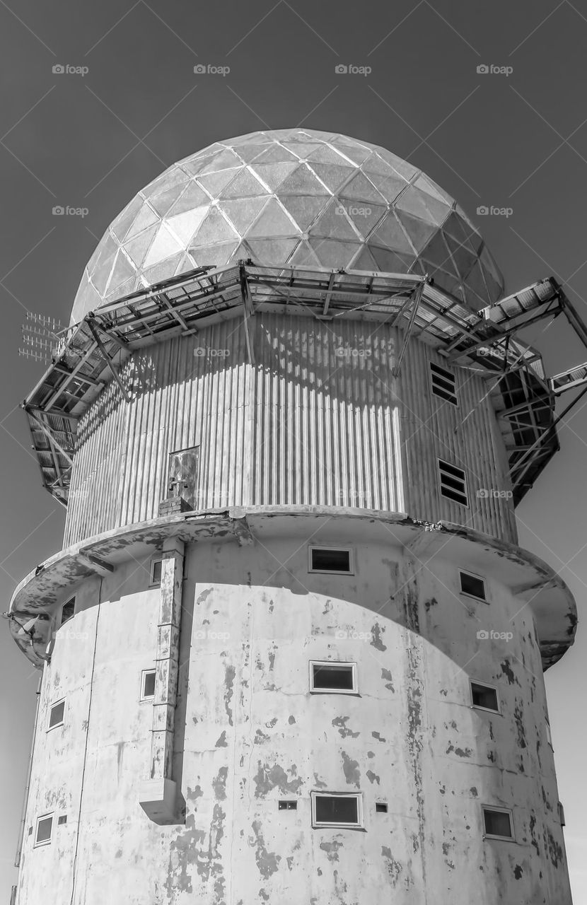 The old observatory at Serra Da Estrela in Portugal 