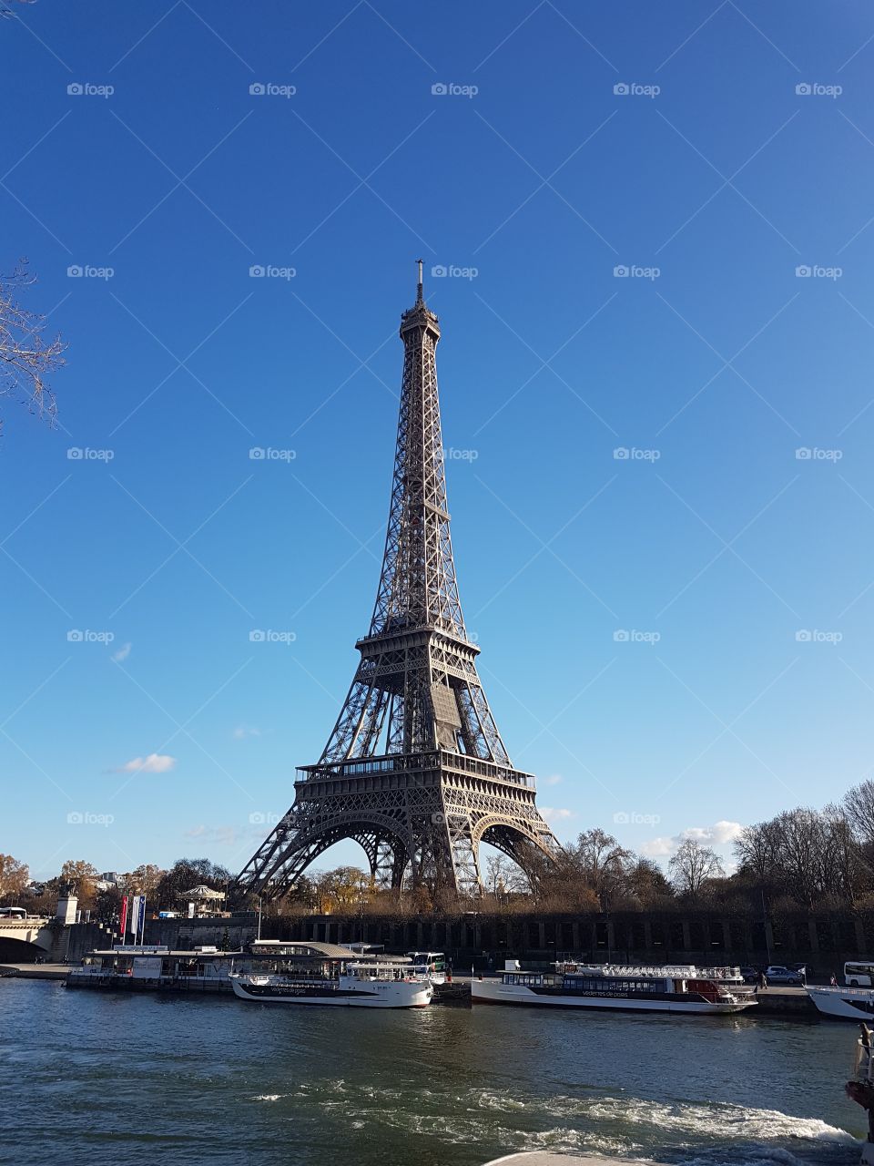 Eiffel Tower with River Seine