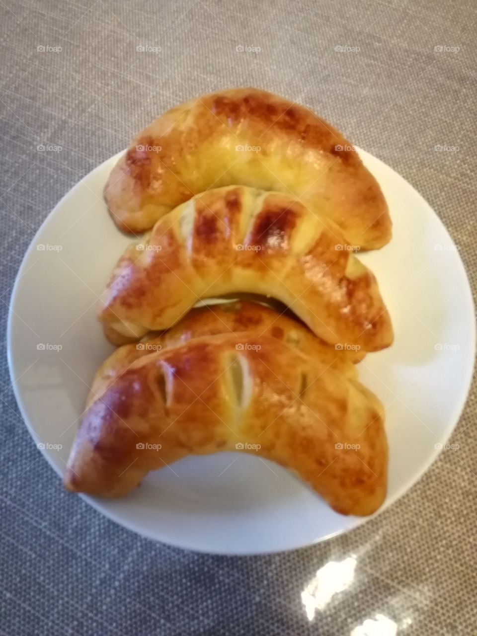 My croissants. Delicius but not so nice
