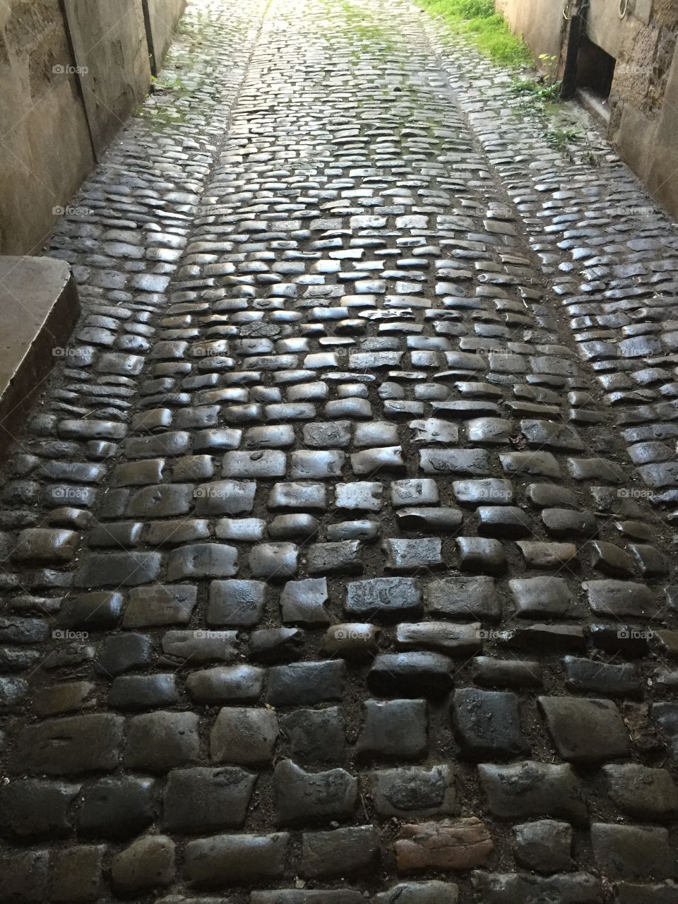 Cobblestone road 