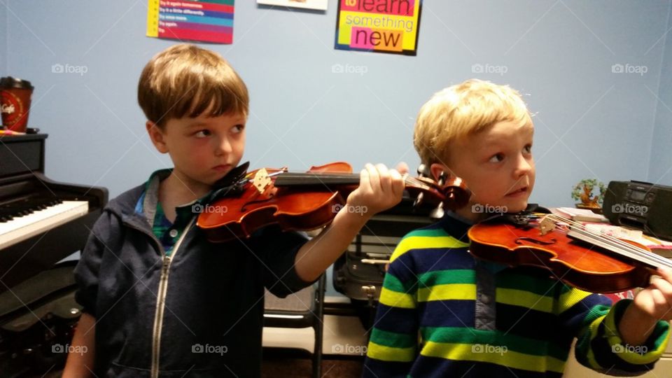 First Violin Lesson