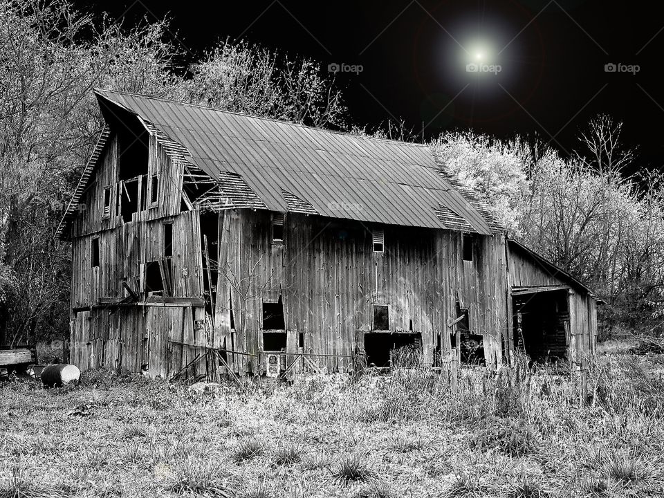 Rustic old barn